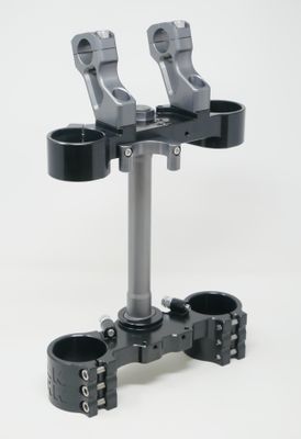 TRIPLE CLAMP MOTORALLY KTM 950 990 ADVENTURE SUPERENDURO BLACK