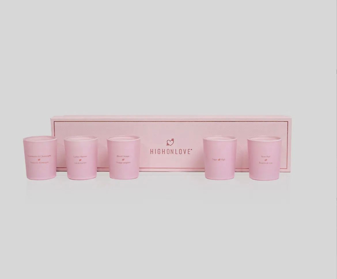 High On Love Mini Sensual Massage Candles Collection