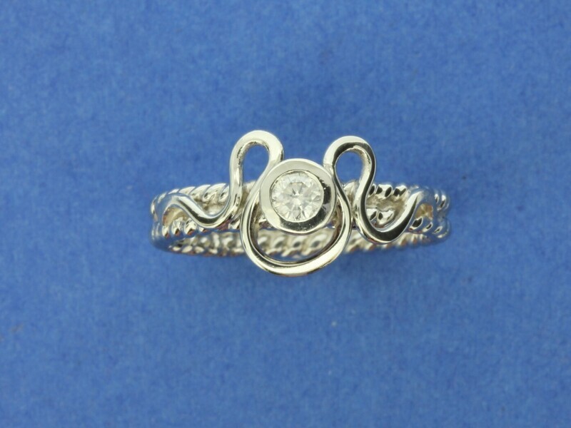 Platinum &amp; Diamond Ring