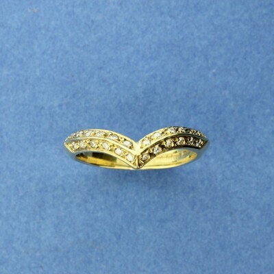 18ct yellow gold & Diamond Wedding / Eternity ring