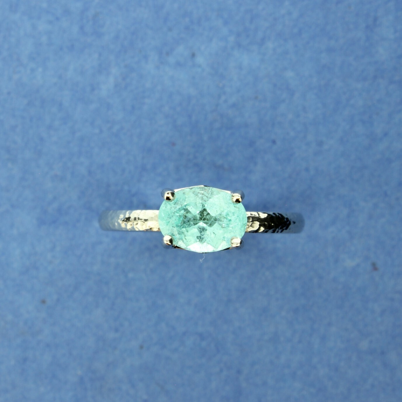 Paraiba Tourmaline &amp; Platinum Dress Ring