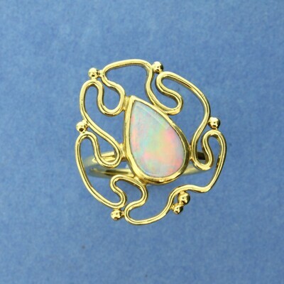 18ct Gold & Opal Dress Ring