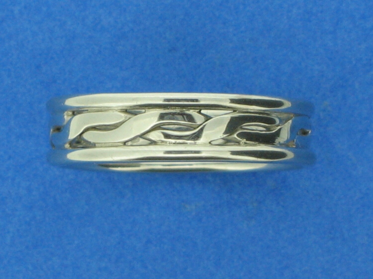 Platinum 4 wire Twist Man&#39;s ring