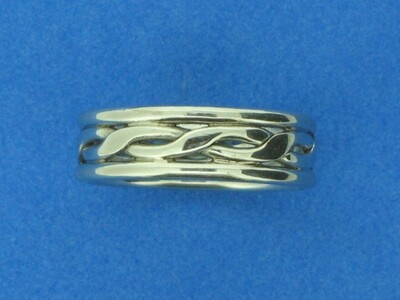 Platinum 4 wire Twist Ring