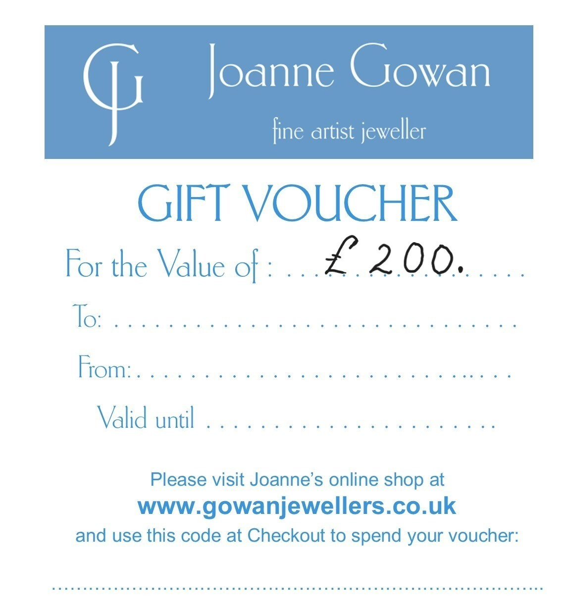 Gift Voucher £ 200.