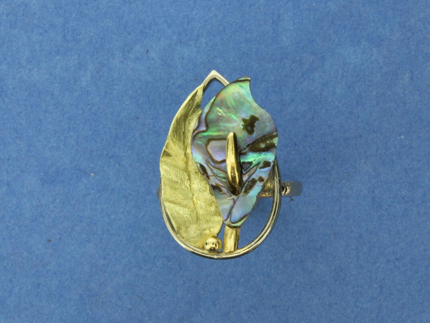 Black Arum Lily Ring
