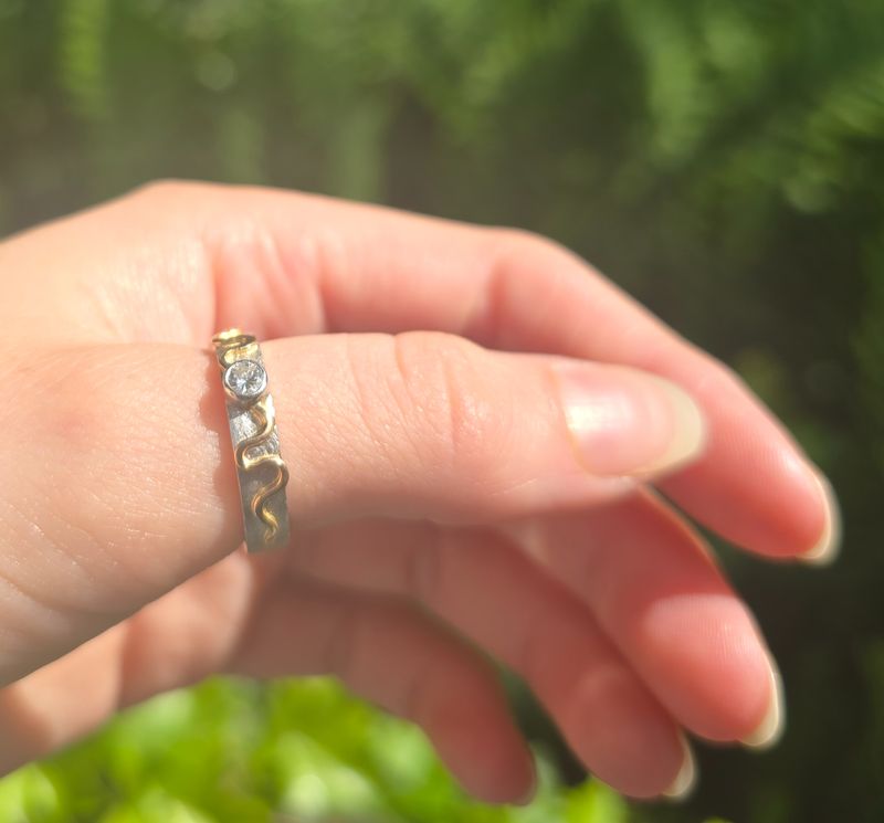 Platinum &amp; Diamond Ring
