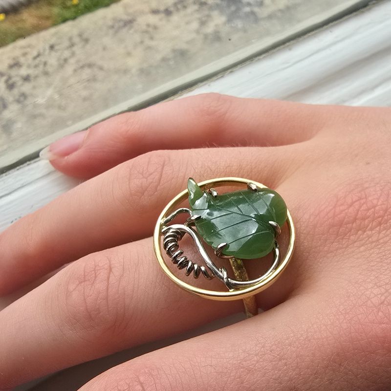 &#39;Vine Leaves&#39; Ring