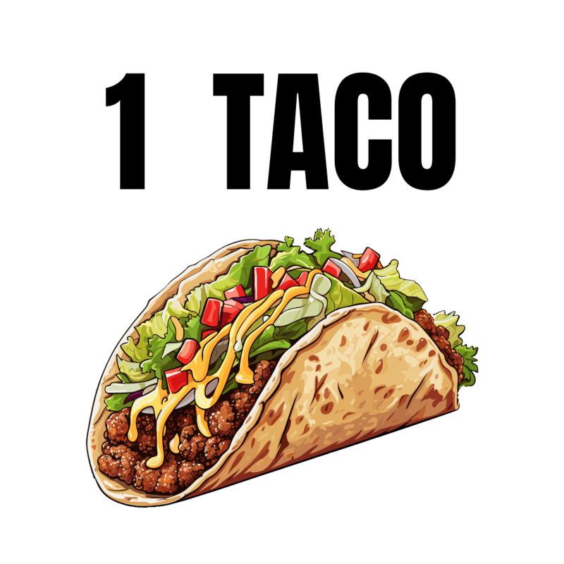 1 Taco (Corn Tortilla)