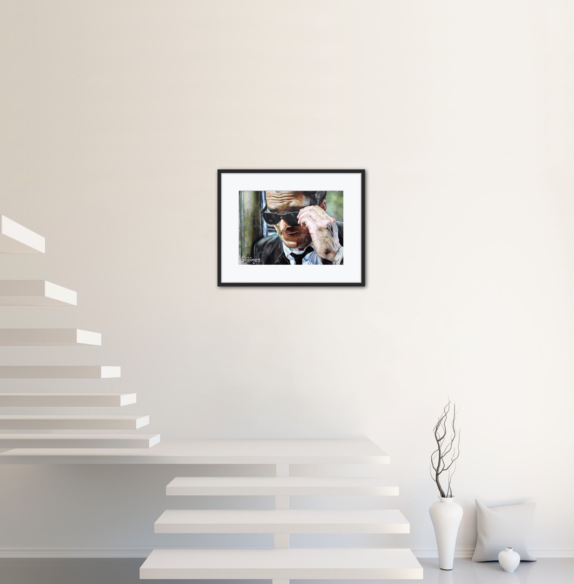 Mr. Blonde - Giclée-Kunstdruck auf Archivpapier