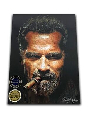 Arnold Schwarzenegger - Giclée-Kunstdruck auf Archivpapier