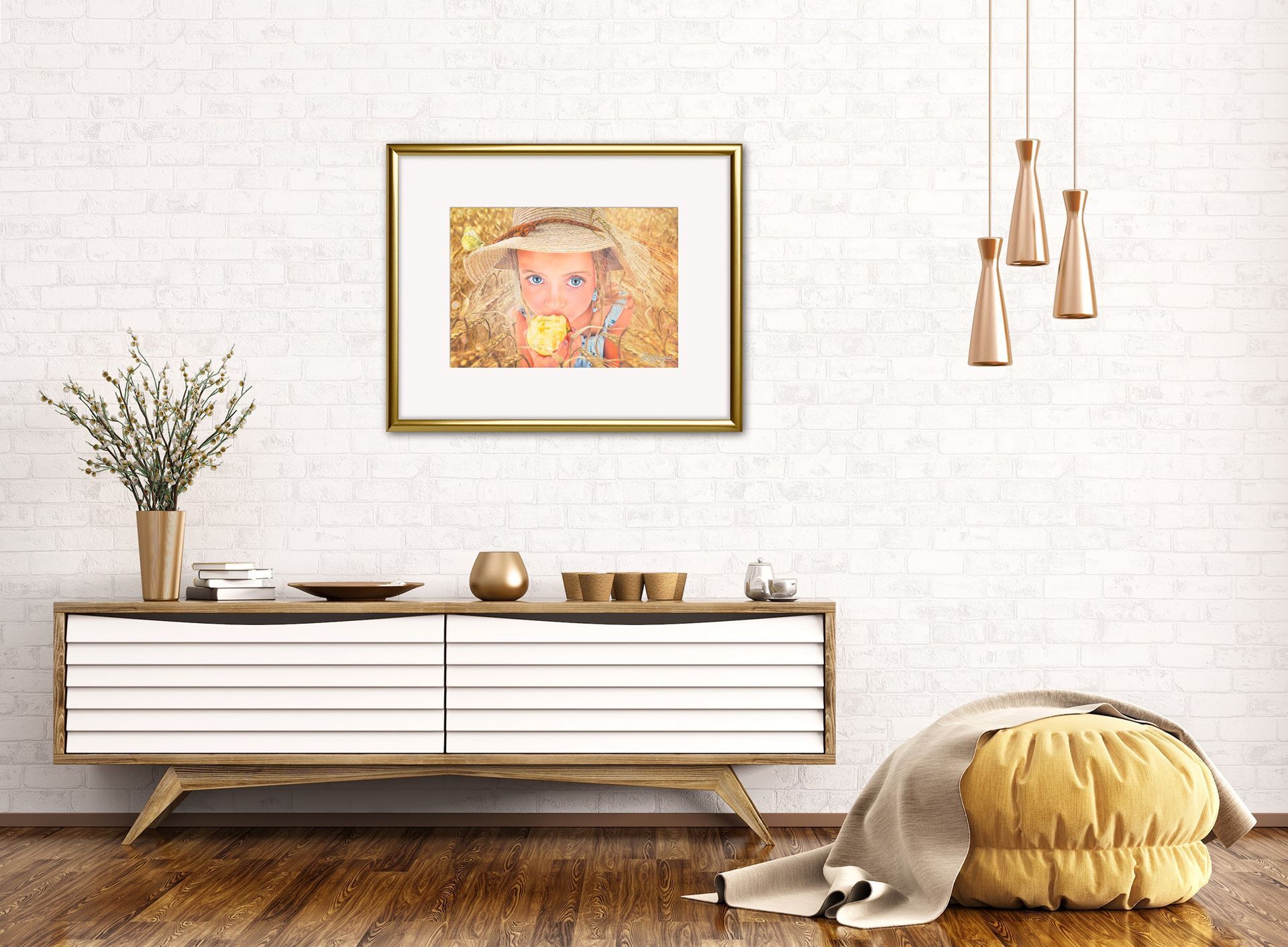 The Farmer's Daughter - Giclée-Kunstdruck auf Archivpapier