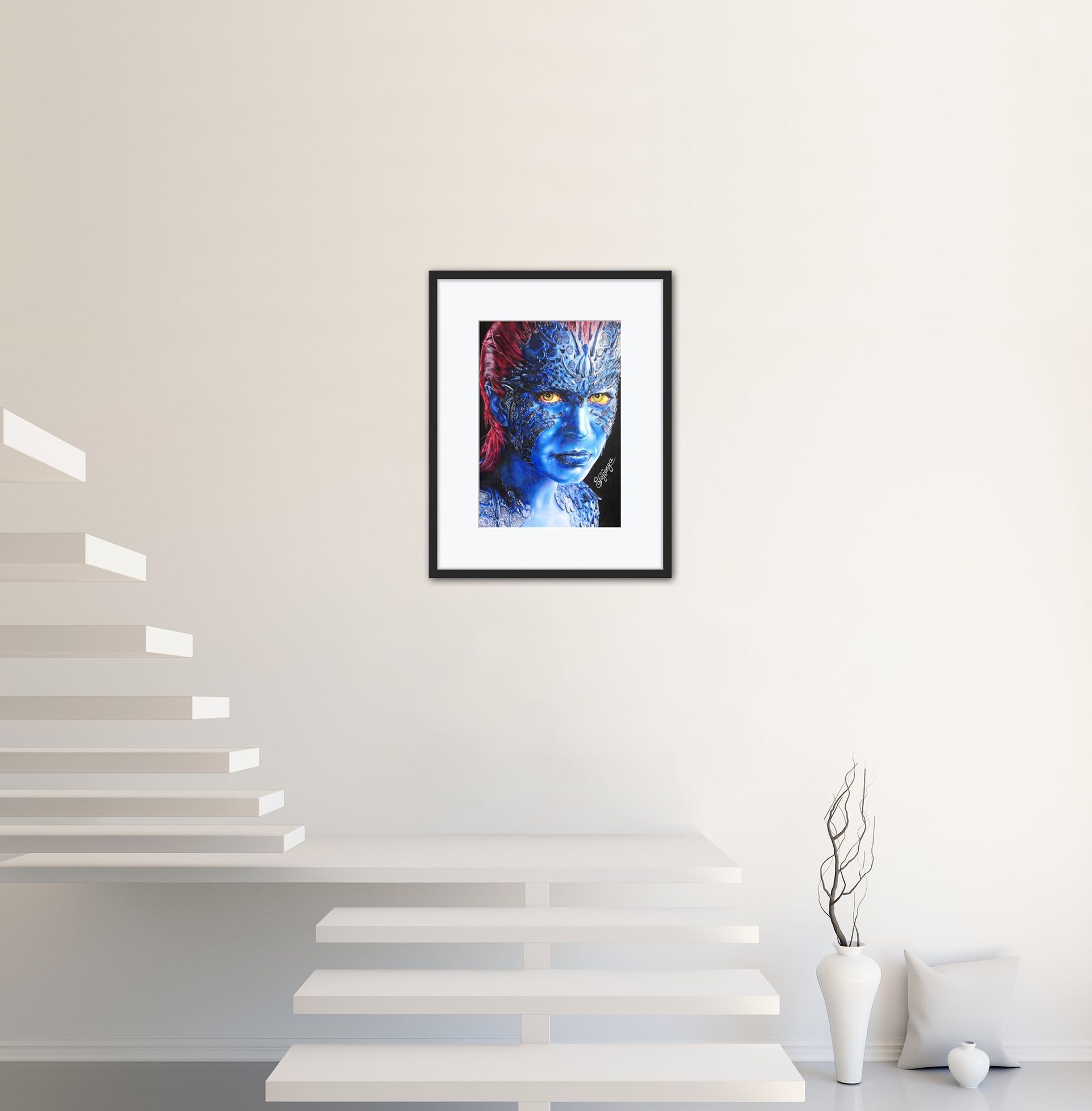 Mystique - Giclée-Kunstdruck inkl. Passepartout 100% alpha-Zellulose
