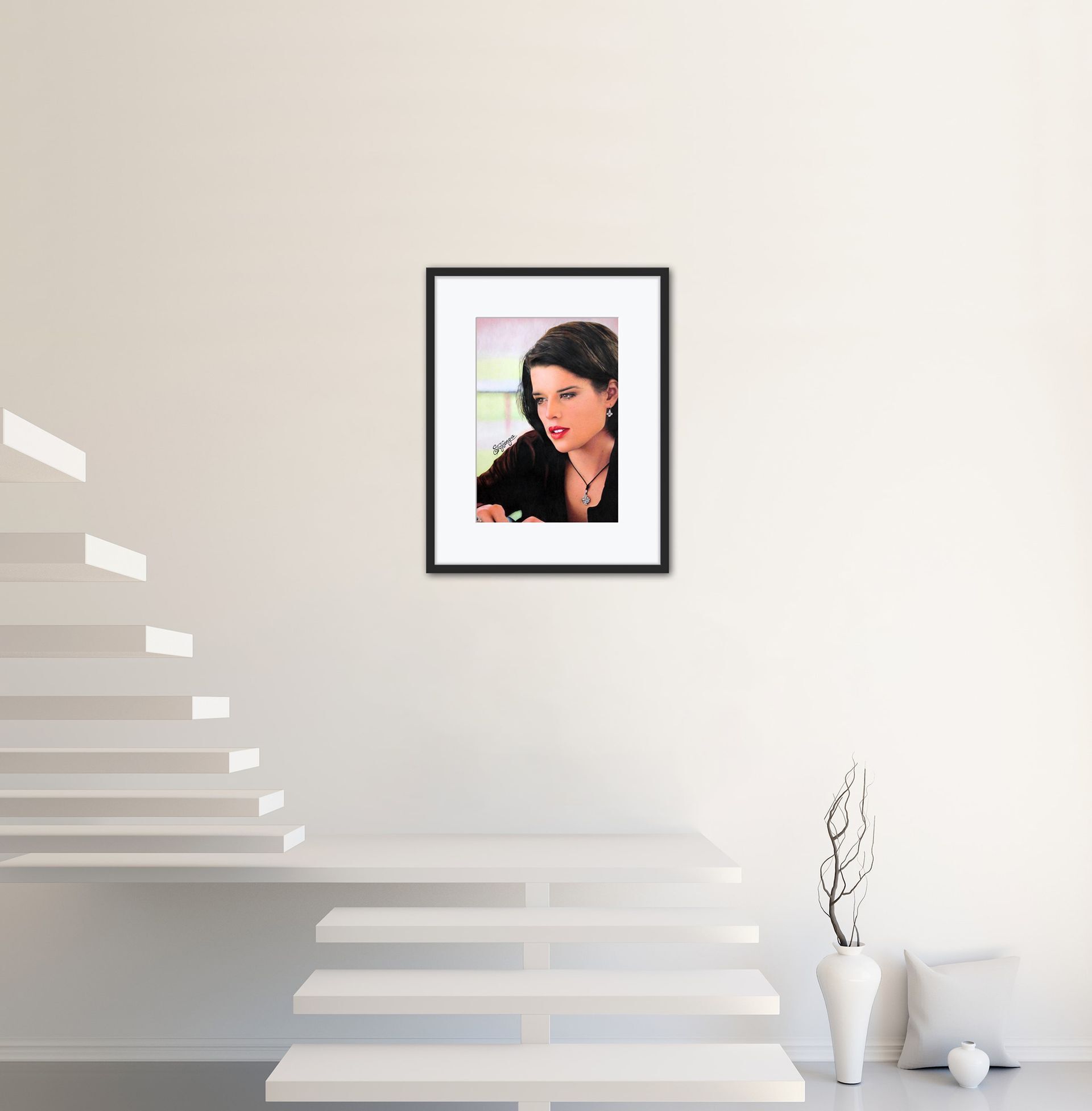 Sidney Prescott - Giclée-Kunstdruck inkl. Passepartout 100% alpha-Zellulose