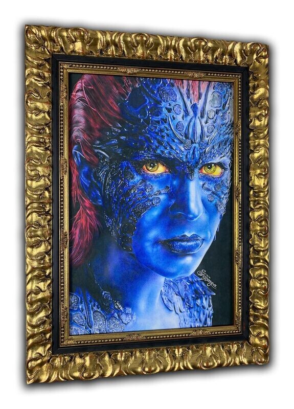 Mystique in Baroque Picture Frame Mystique in Baroque Picture Frame "Lion"