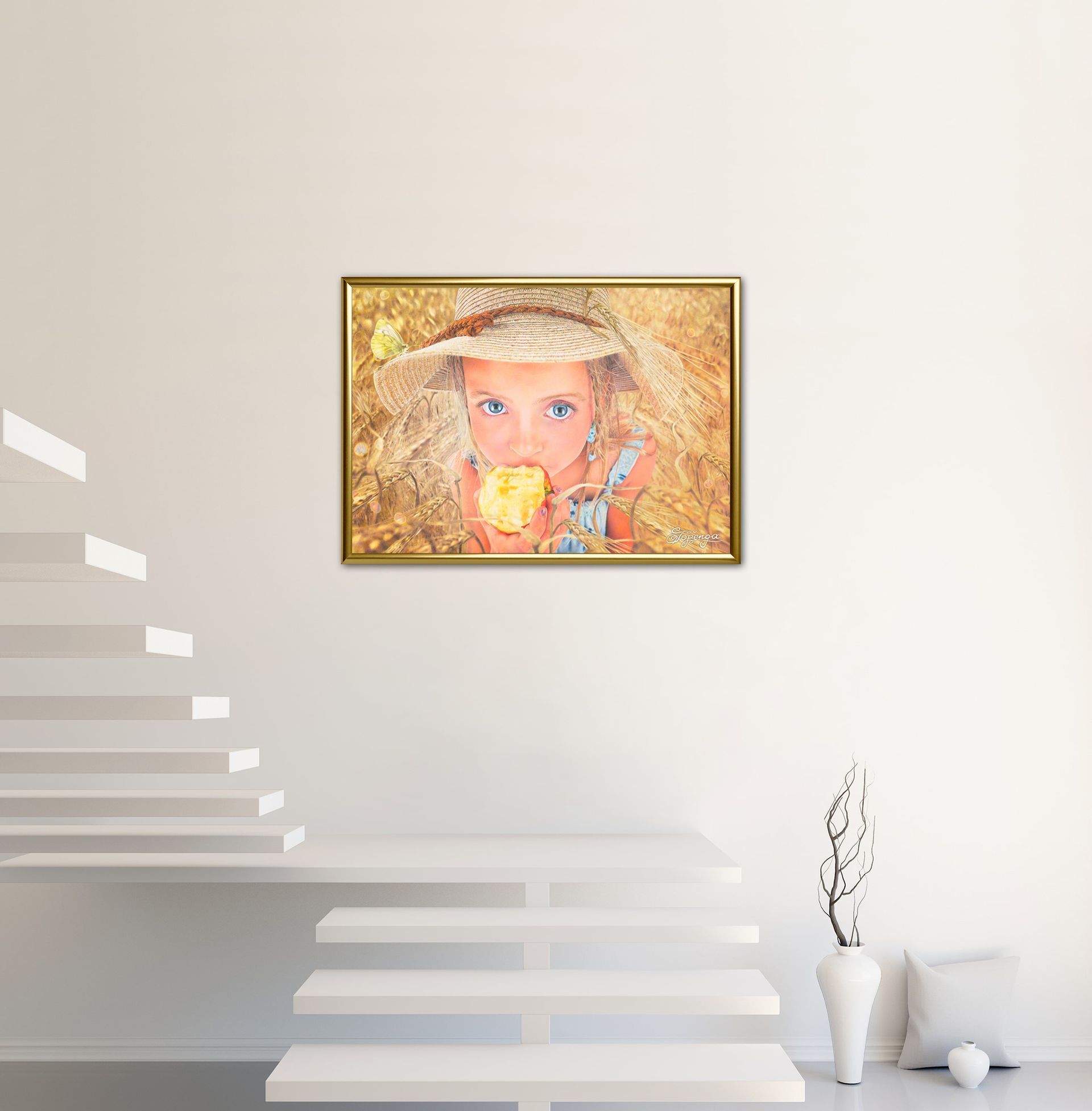 The Farmer's Daughter - Leinwanddruck