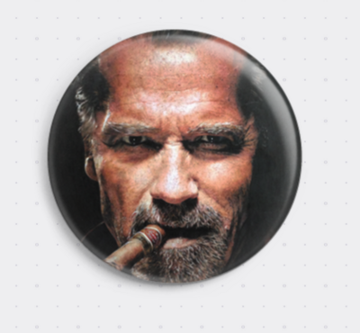 Arnold Schwarzenegger - Button