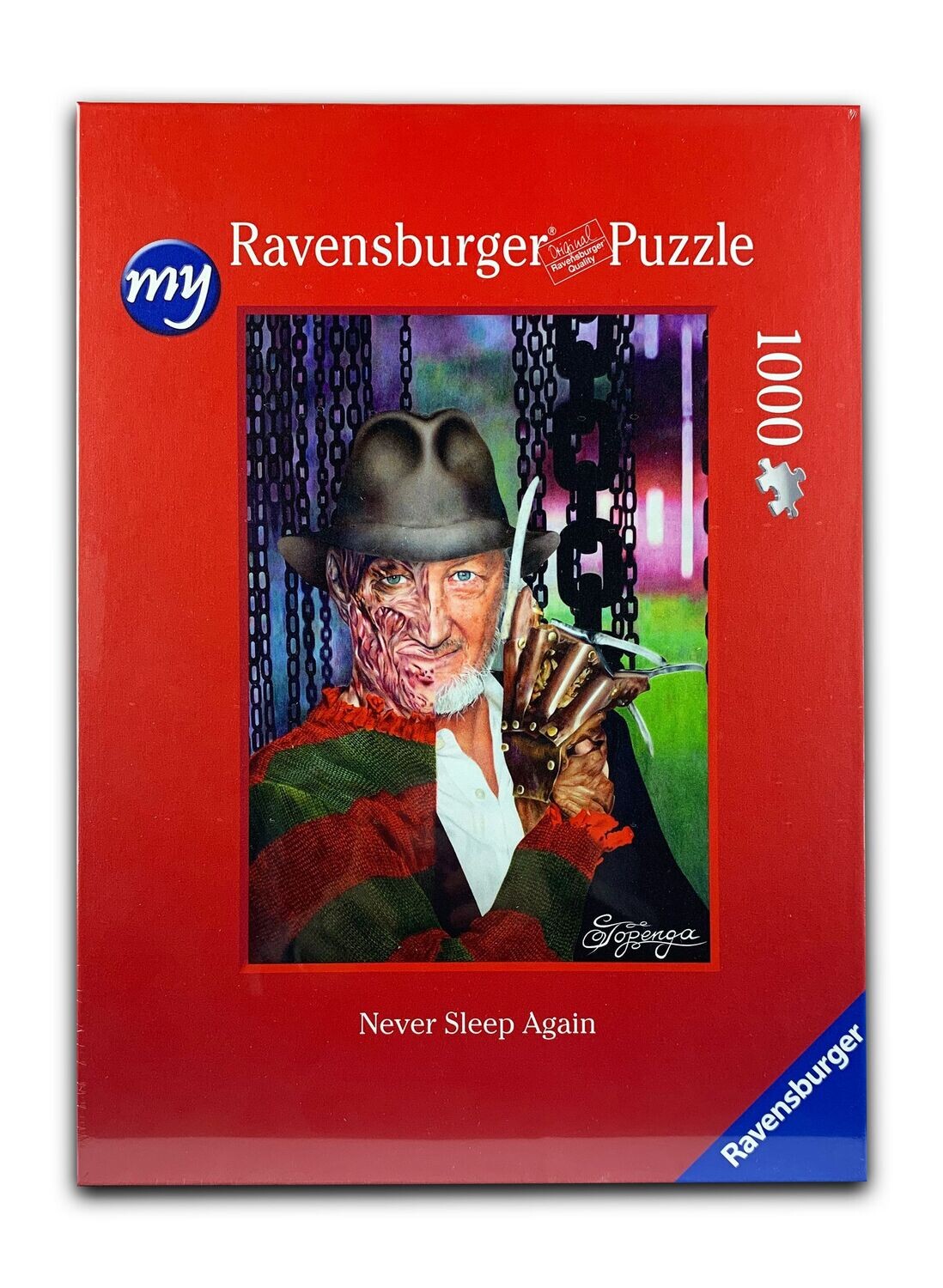 Freddy Krueger - Never Sleep again - 1.000 Teile Fotopuzzle in Premium-Qualität