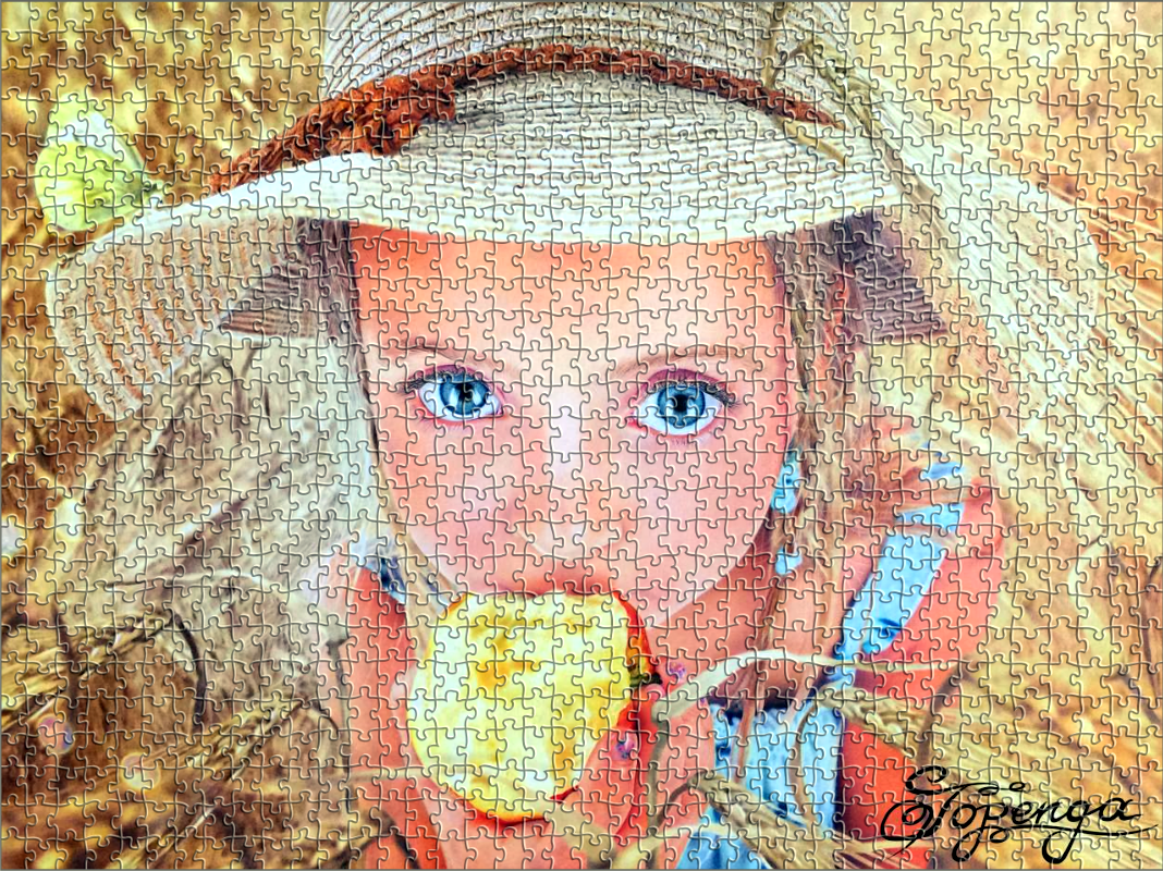 The Farmer's Daughter - 1.000 Teile Fotopuzzle in Premium-Qualität