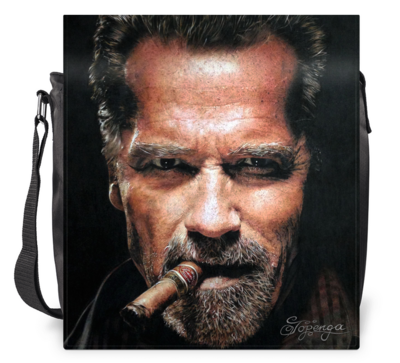 Arnold Schwarzenegger - Foto-Umhängetasche XL