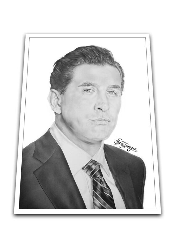 William Baldwin - Limited Edition Giclée Art Print with Passepartout 100% Cotton William Baldwin - Limited Edition Giclée Art Print with Passepartout 100% Cotton