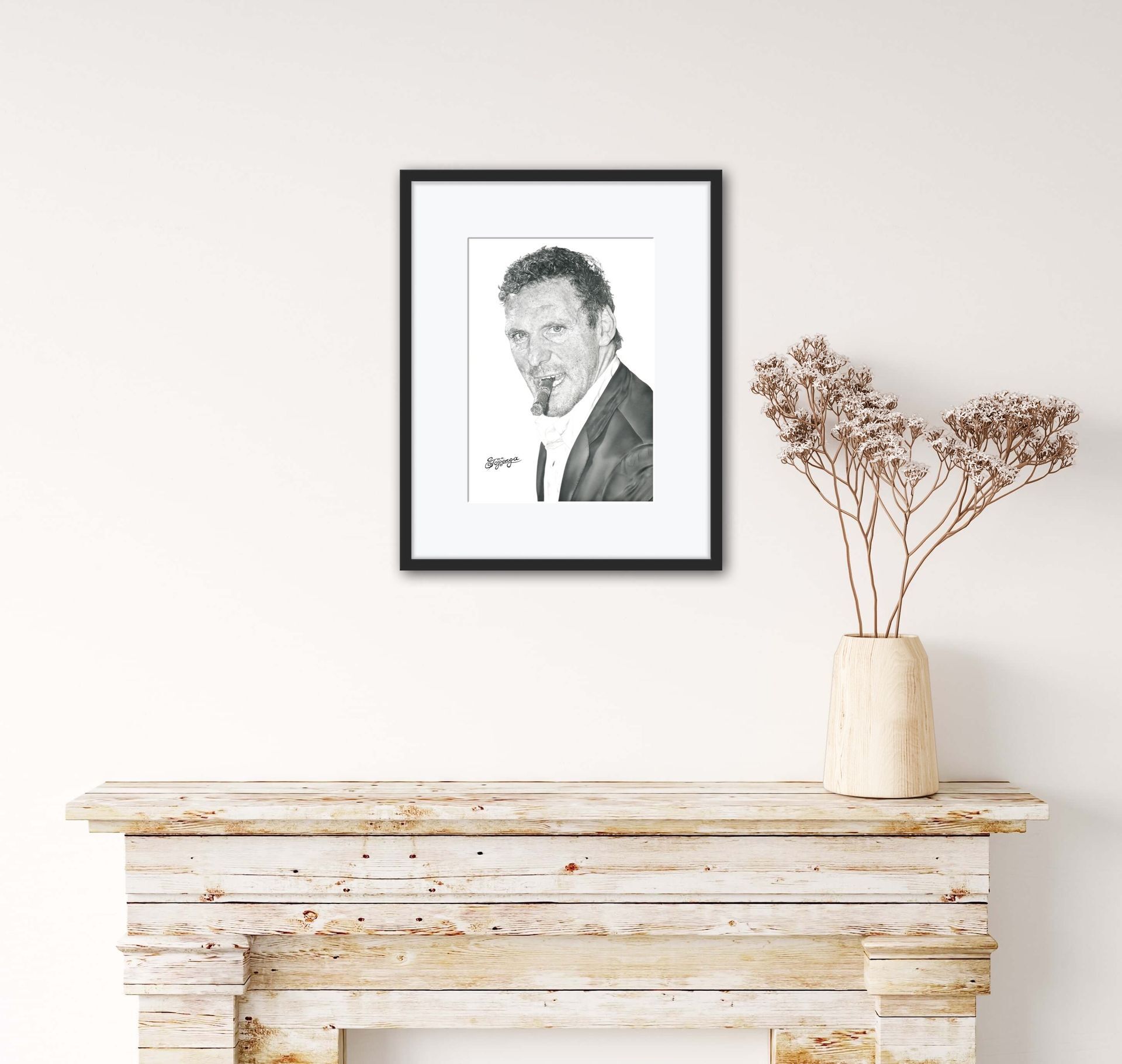 Ralf Moeller - Limited Edition Giclée-Kunstdruck inkl. Passepartout 100% Baumwolle