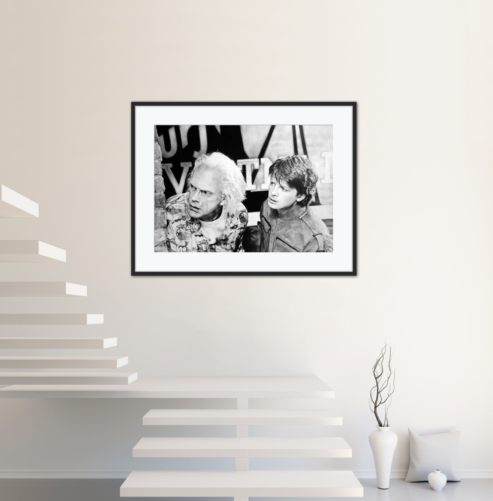 Back to the Future - Limitierter FineArt Print auf Hahnemühle Bamboo Papier inkl. Passepartout