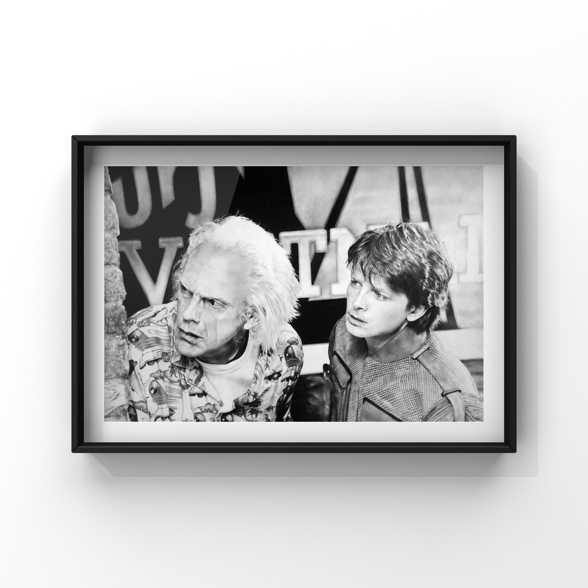 Back to the Future - Limitierte Künstlerpostkarte auf Hahnemühle Photo Rag® Duo Papier