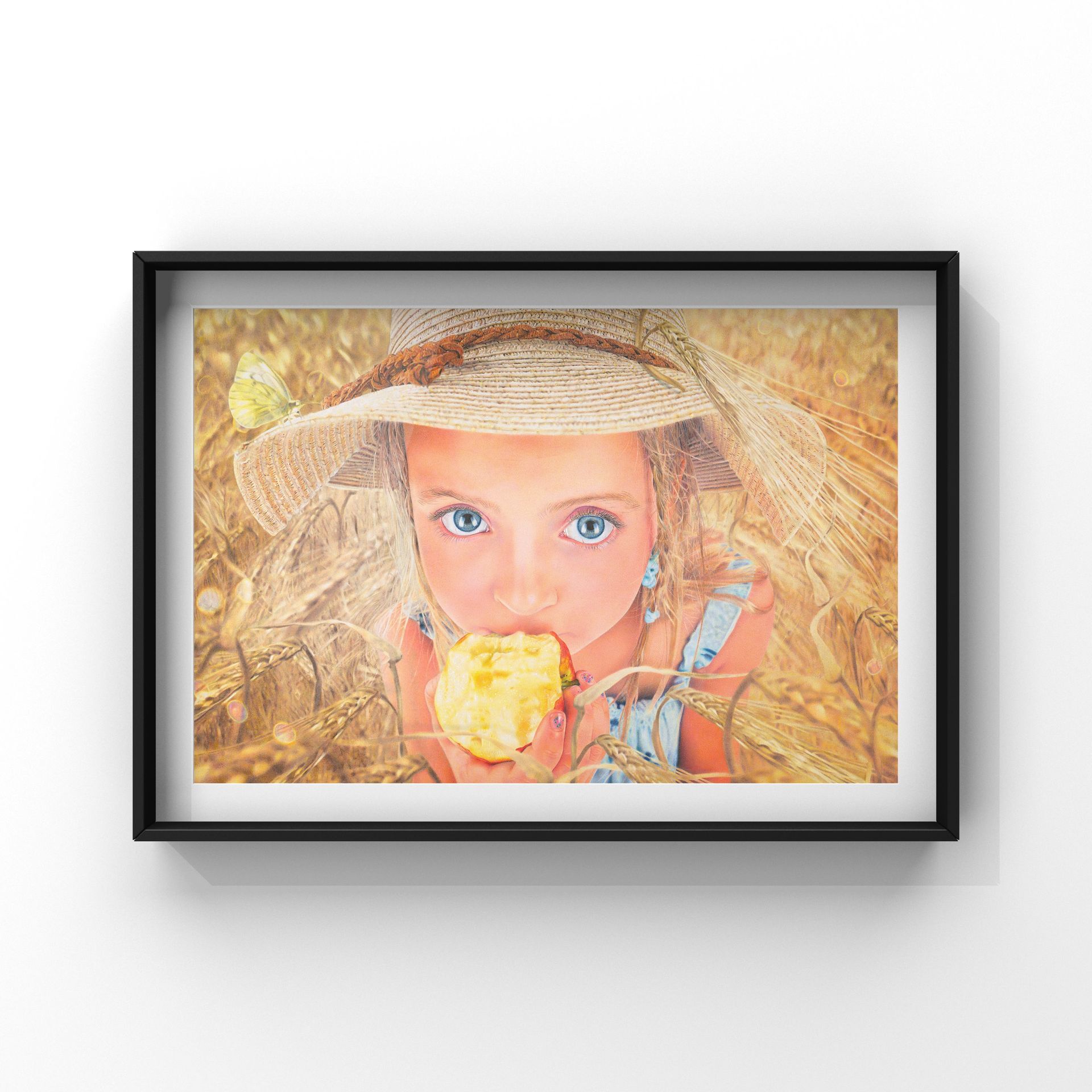 The Farmer's Daughter - Limitierte Künstlerpostkarte auf Hahnemühle Photo Rag® Duo Papier