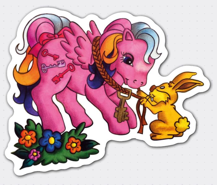 Mein kleines Pony - Hochwertiger Vinyl-Aufkleber mit Konturschnitt