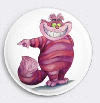 Grinsekatze - Button