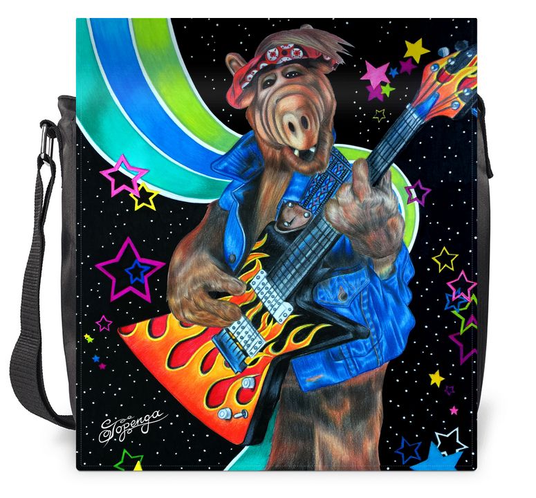 Außerirdischer - Foto-Umhängetasche XL