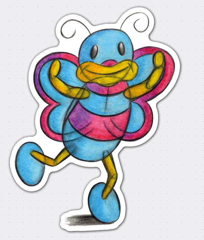 Grindlow Meeks - Hochwertiger Vinyl-Aufkleber mit Konturschnitt