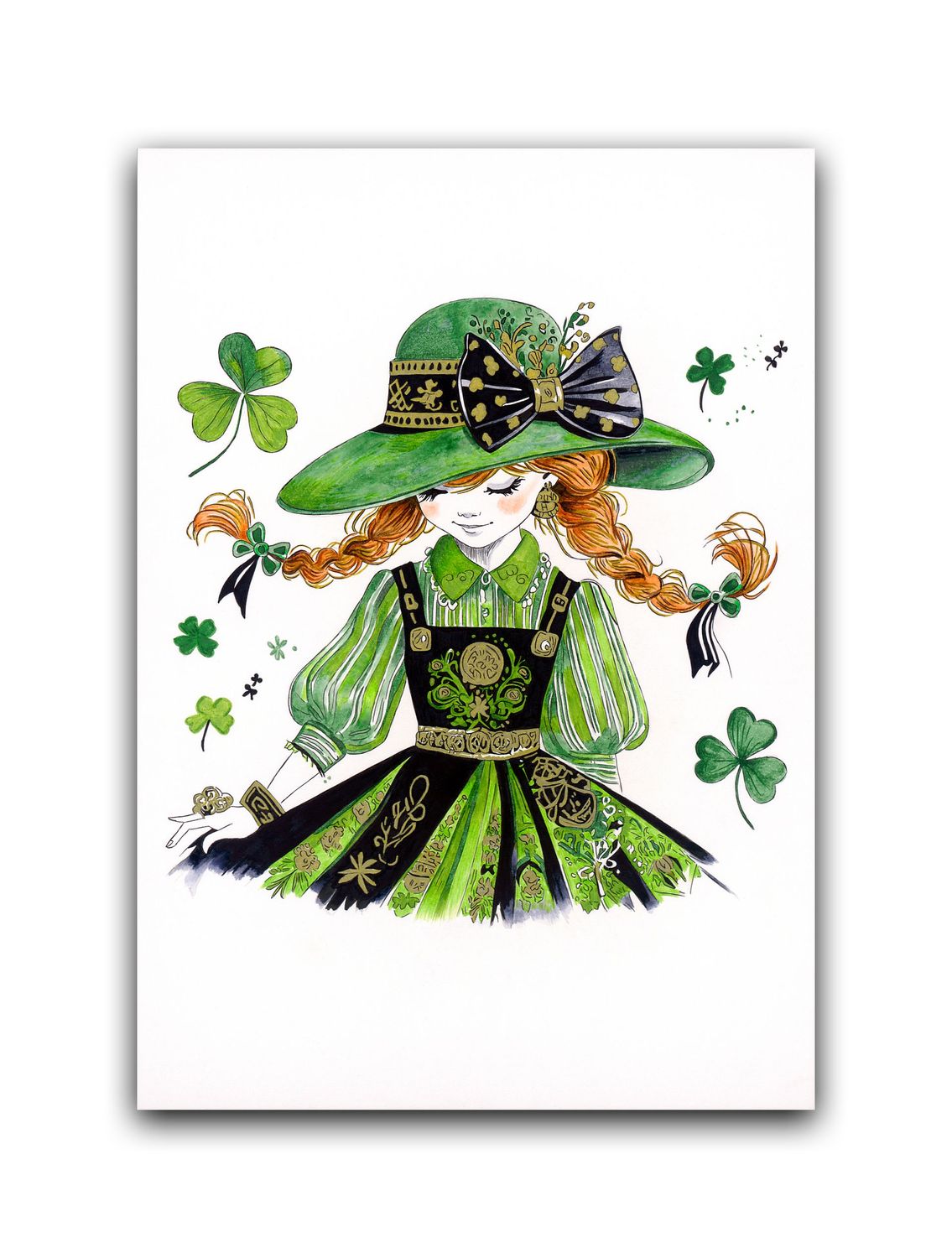 Emerald Grace - Limitierter FineArt Print auf Hahnemühle Photo Rag® Ultra Smooth Papier 100 % Baumwolle