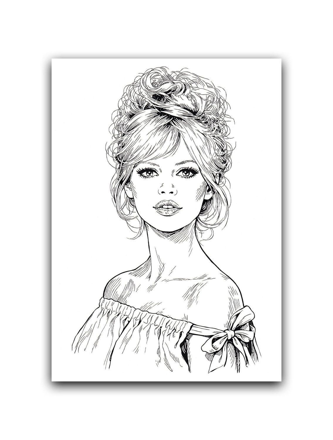 Bellissima Bestia – Originalzeichnung