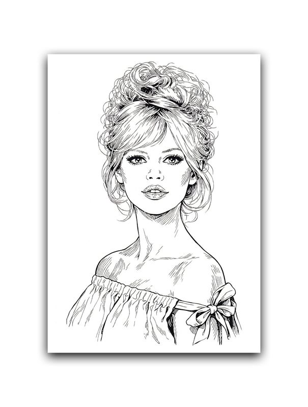 Bellissima Bestia – Originalzeichnung