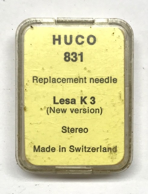 PUNTINA PER GIRADISCHI HUCO 831 PER LESA K 3