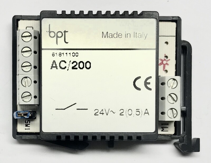 AC/200 ADATTATORE CHIAMATA SERIE 200 61811100 AC/200 ADATTATORE CHIAMATA SERIE 200 61811100