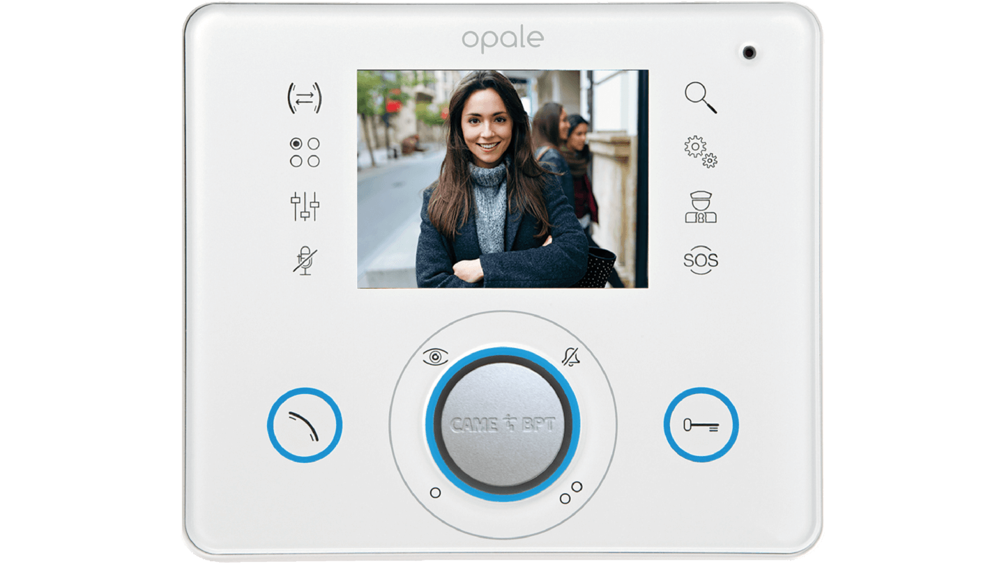 OPALE WHITE VIDEOCITOFONO VIVA-VOCE 62100270