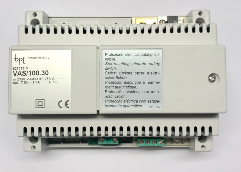 VAS/100.30 ALIMENTATORE 230V SUPPLEMENTARE VIDEOCITOFONICO 62703310