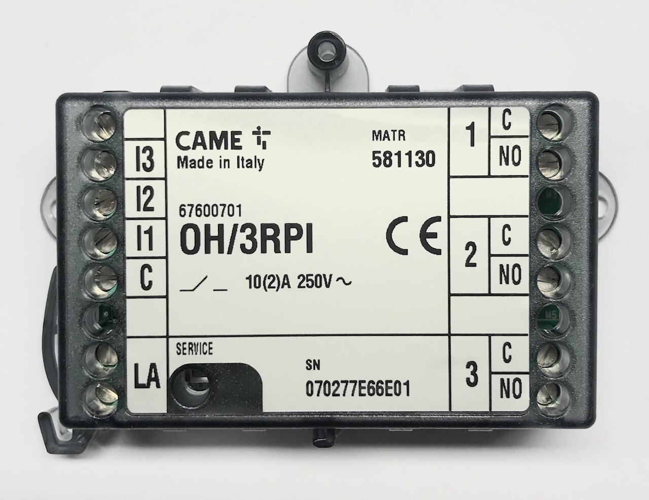 OH/3RPI MODULO 3 INGRESSI/USCITE 67600701