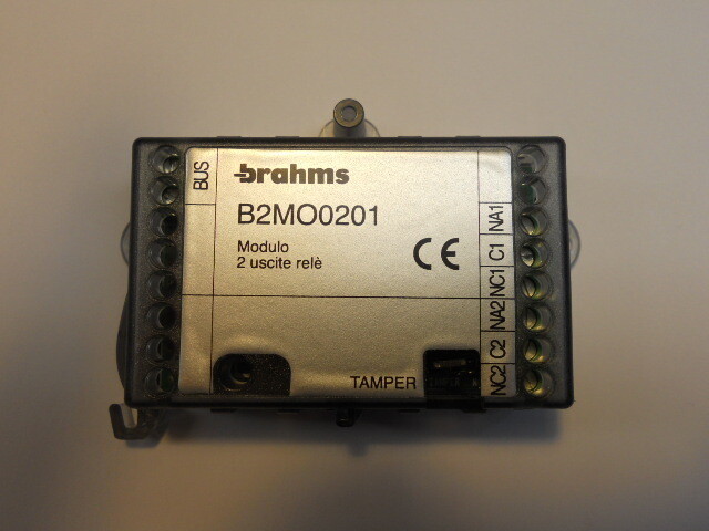 B2MO0201 64385300 MODULO BUS 2 USCITE RELE B2MO0201 64385300 MODULO BUS 2 USCITE RELE