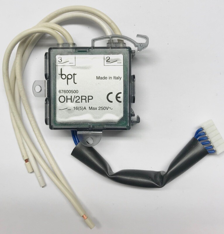 OH/2RP MODULO ESPANSIONE RELE' DI POTENZA 67600501 OH/2RP MODULO ESPANSIONE RELE' DI POTENZA 67600501