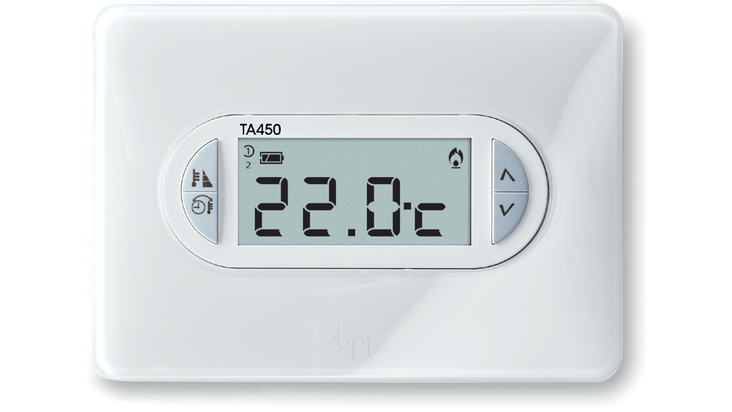 TA/450 69400020 Termostato digitale da parete, corpo colore bianco, cover bianco ice 69400020
