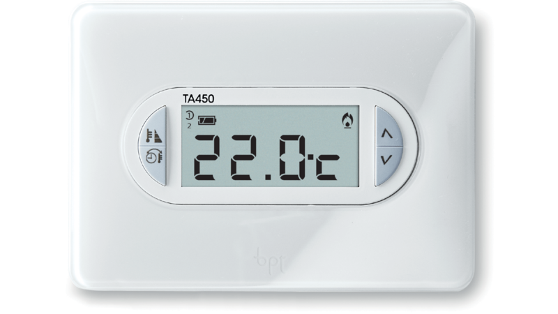 TA/450 69400020 Termostato digitale da parete, corpo colore bianco, cover bianco ice 69400020