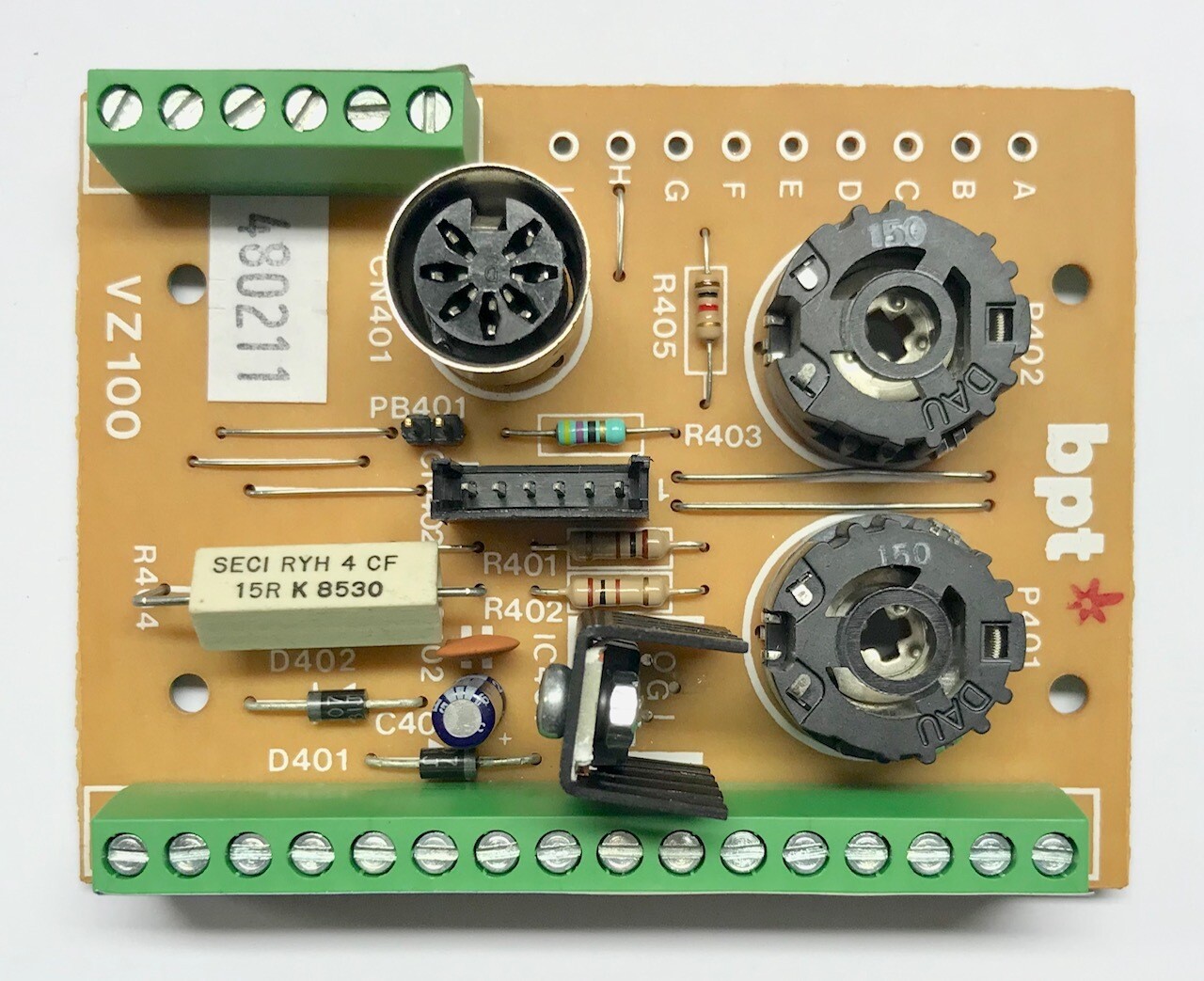 SCH. VZ/1-6 - SCHEDA ELETTRONICA COMPL. VZ/1...6 - 68101600