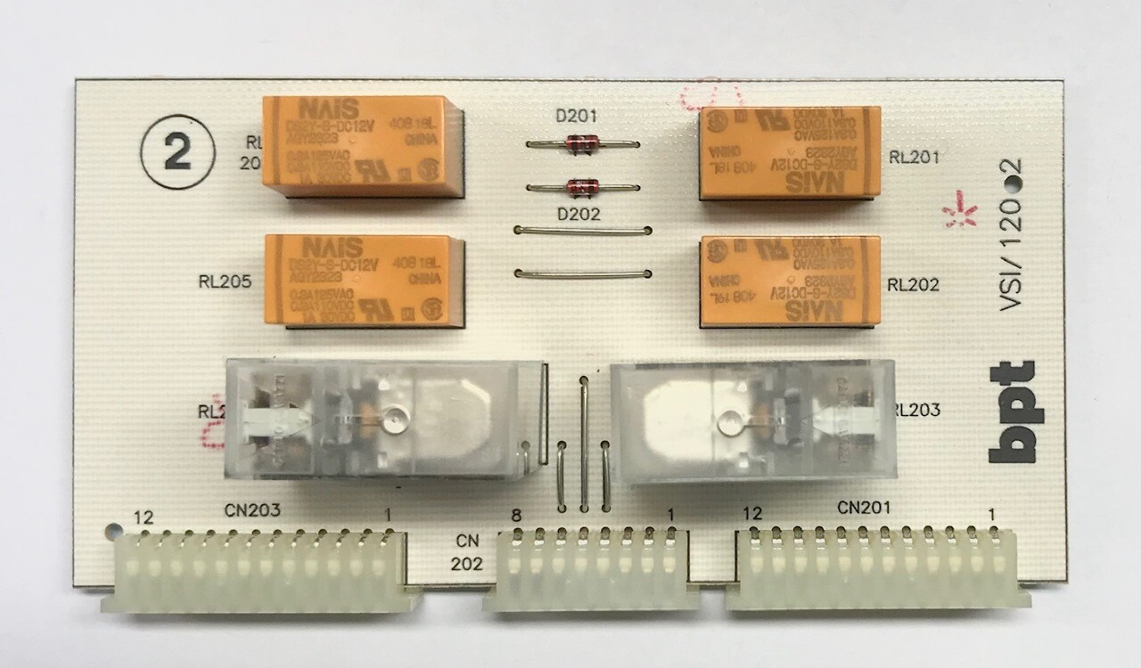 SCH. 2 VSI/120 SCHEDA ELETTRONICA COMPL.2 68110400