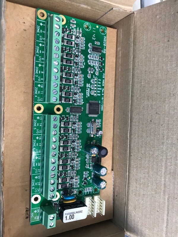 64600281 EBZ08C Scheda espansione a 8 zone max 32 rivelatori per linea.
