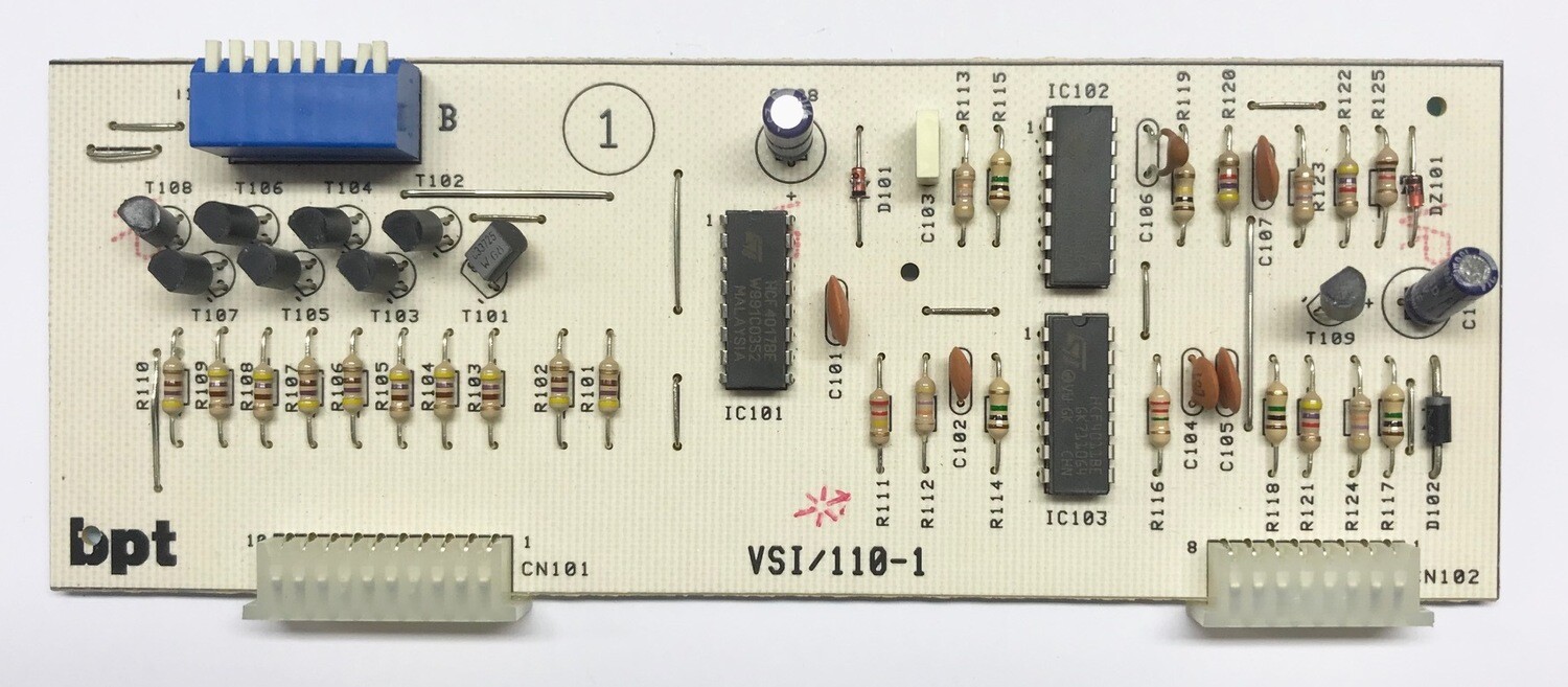 SCH.2 VSI/110 SCHEDA ELETRONICA COMPL. 68110100