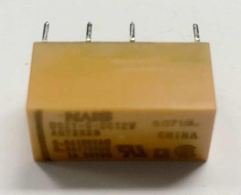 RELE' MIN. POL. 12V 2A 2 CONT. 68122800